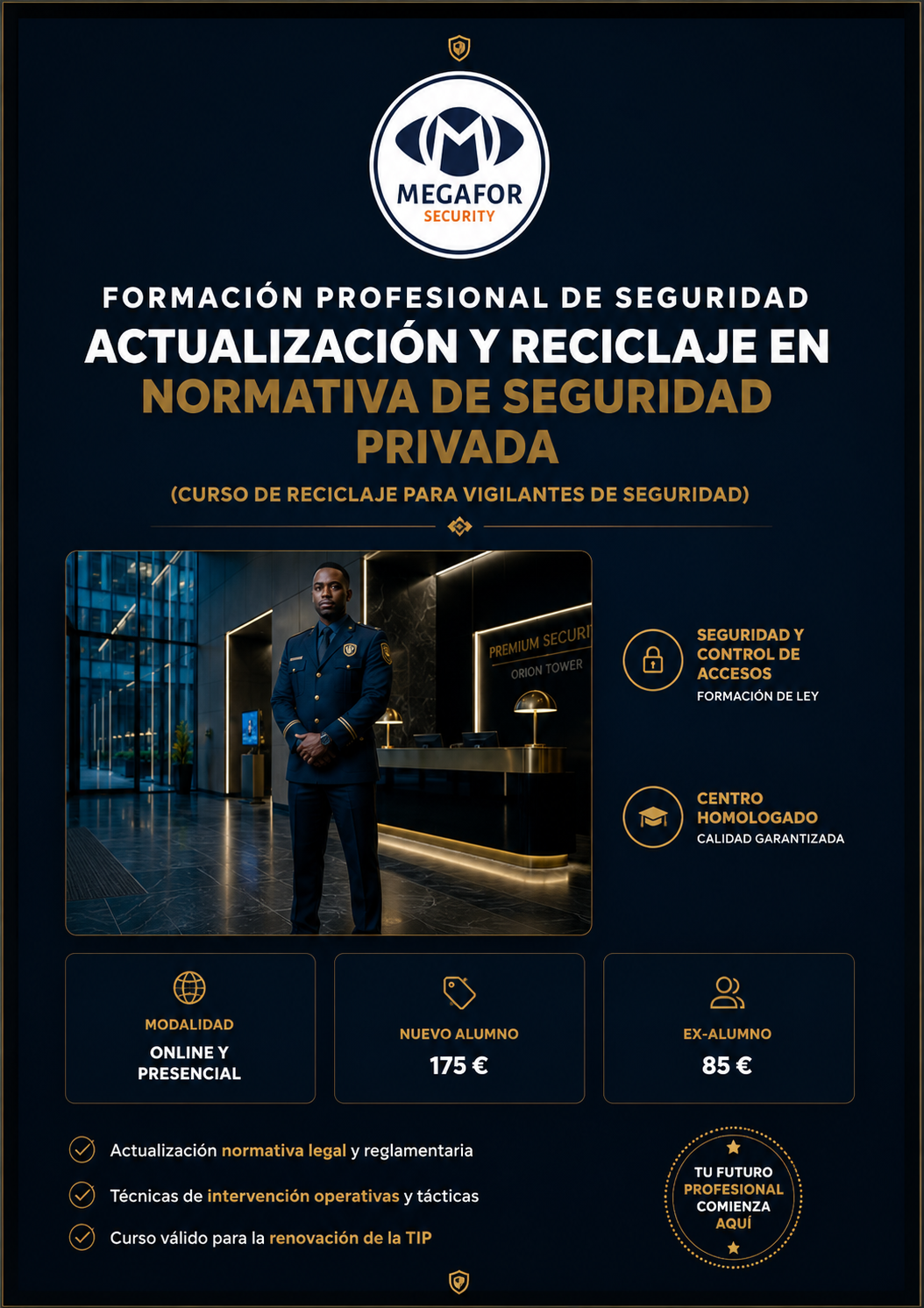 Cartel Reciclaje para Vigilantes