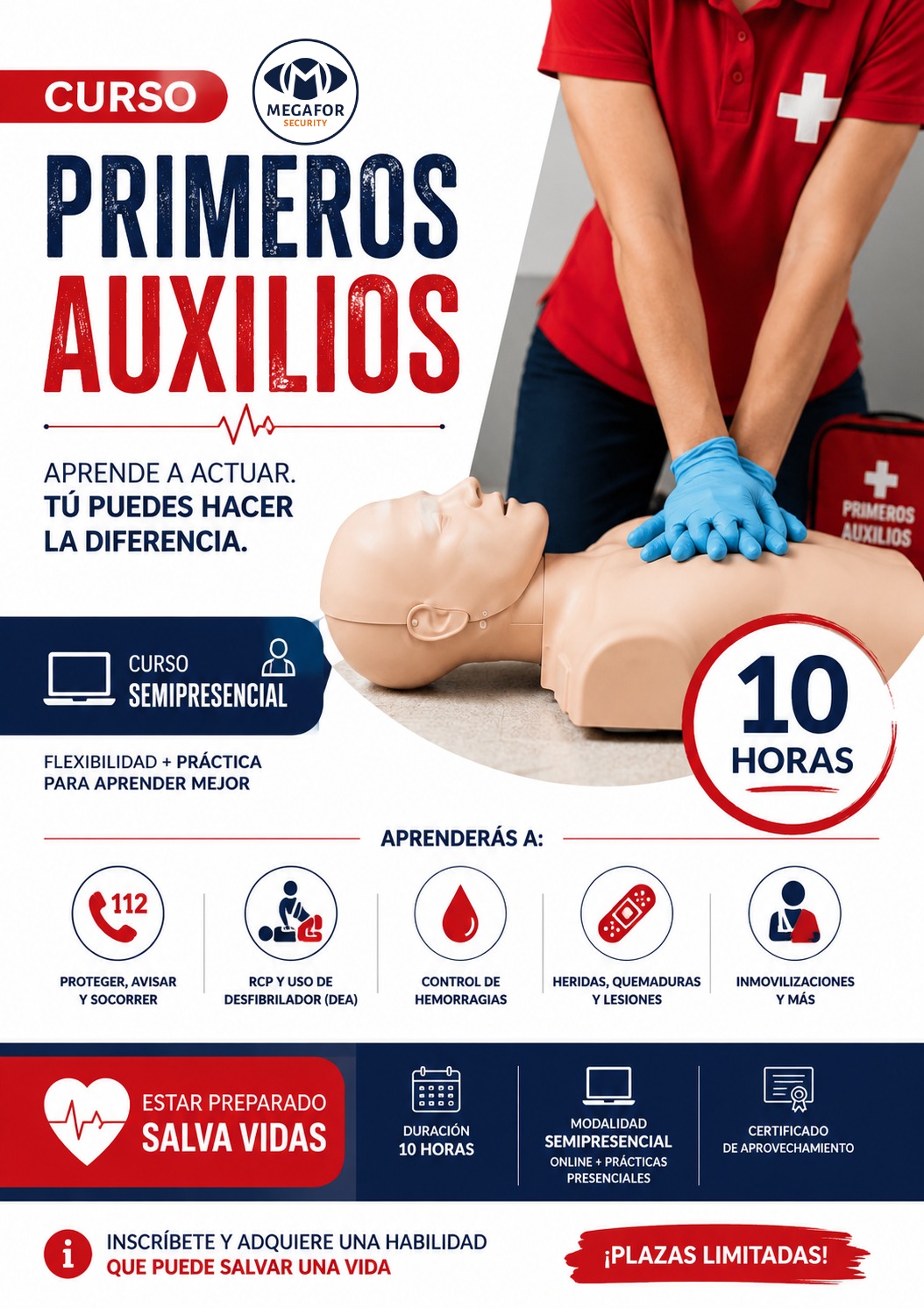 Cartel Primeros Auxilios y Habilitación SVB/DEA