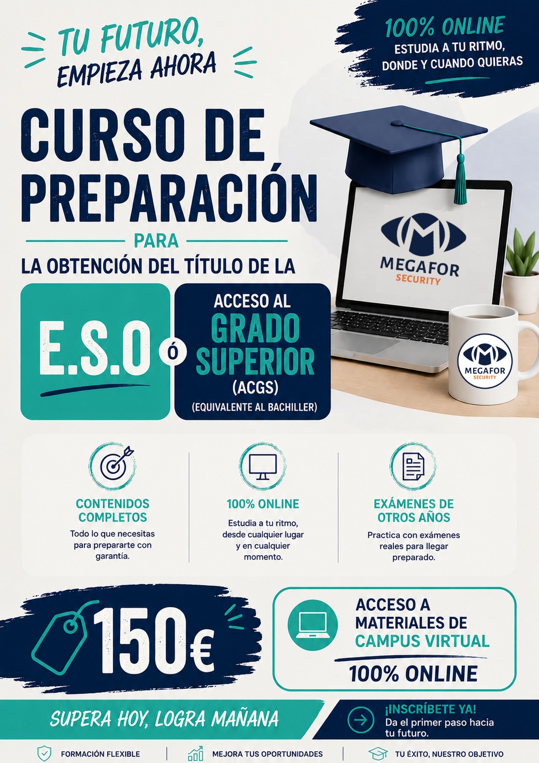 Cartel Curso ESO y Bachillerato ACGS